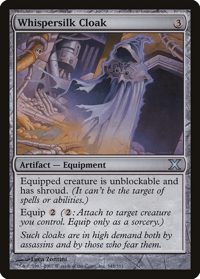 Whispersilk Cloak (345) - Tenth Edition (10E)
