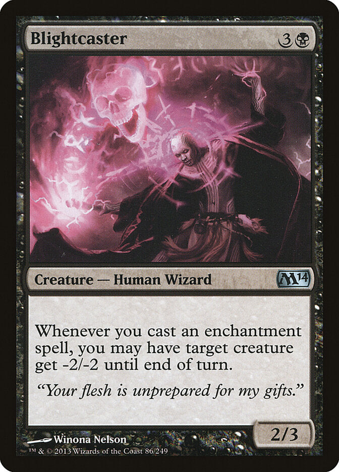 Blightcaster (86) - Magic 2014 (M14)