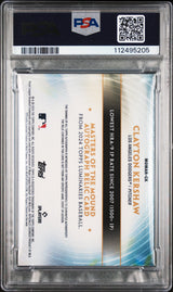 2024 Topps Luminaries Clayton Kershaw Masters Of The Mound Auto PSA 9