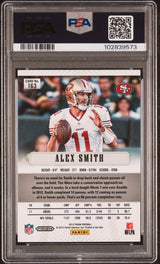 2012 Panini Prizm #163 Alex Smith Green Prizm PSA 9