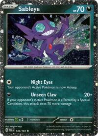 Sableye (Cosmos Holo) (136) - Miscellaneous Cards & Products (MCAP)