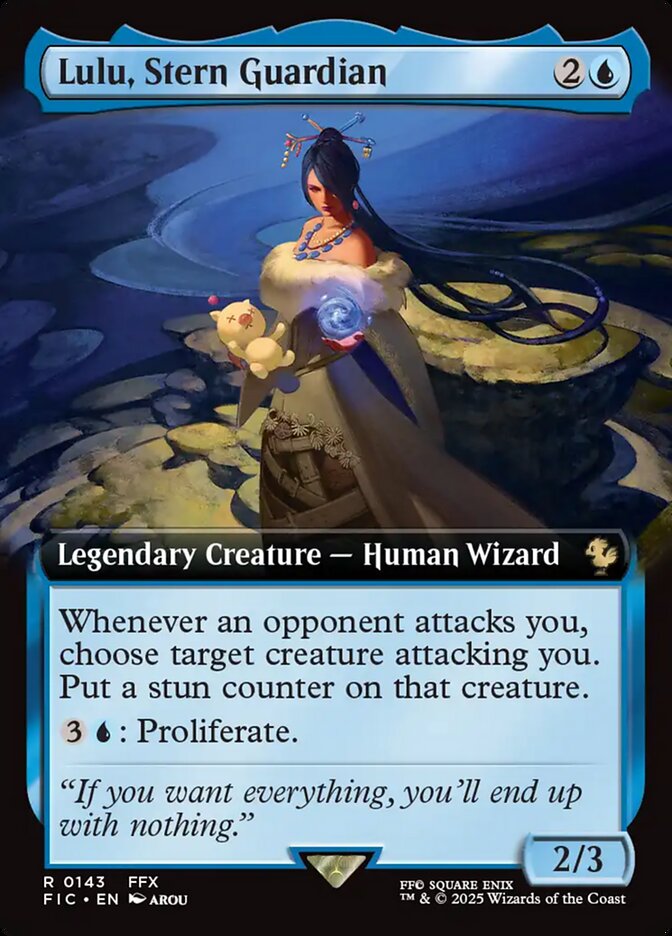 Lulu, Stern Guardian (143) - [Extended Art] Final Fantasy Commander (FIC)