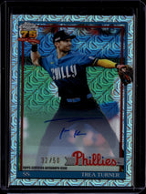 2026 Topps Trea Turner 35th Anniversary Chrome Auto /50