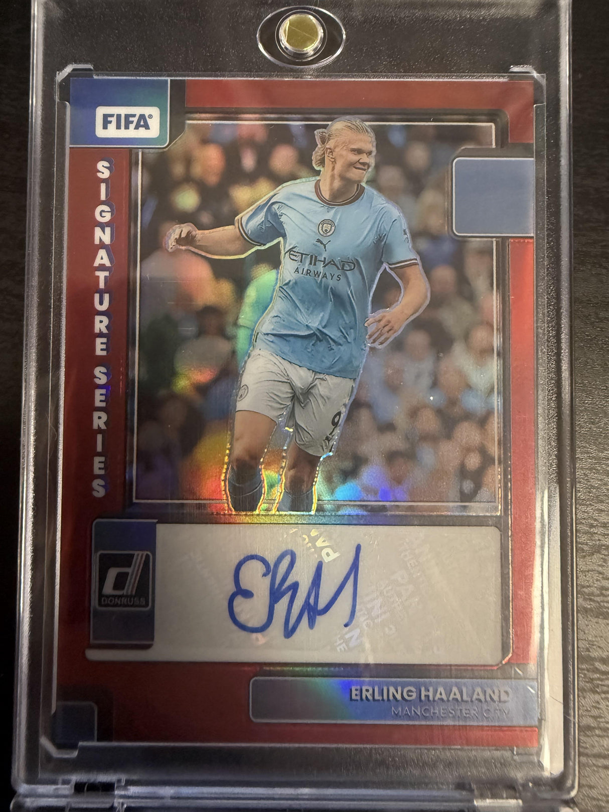 2022-23 Donruss #SS-EH Erling Haaland Signature Series Red