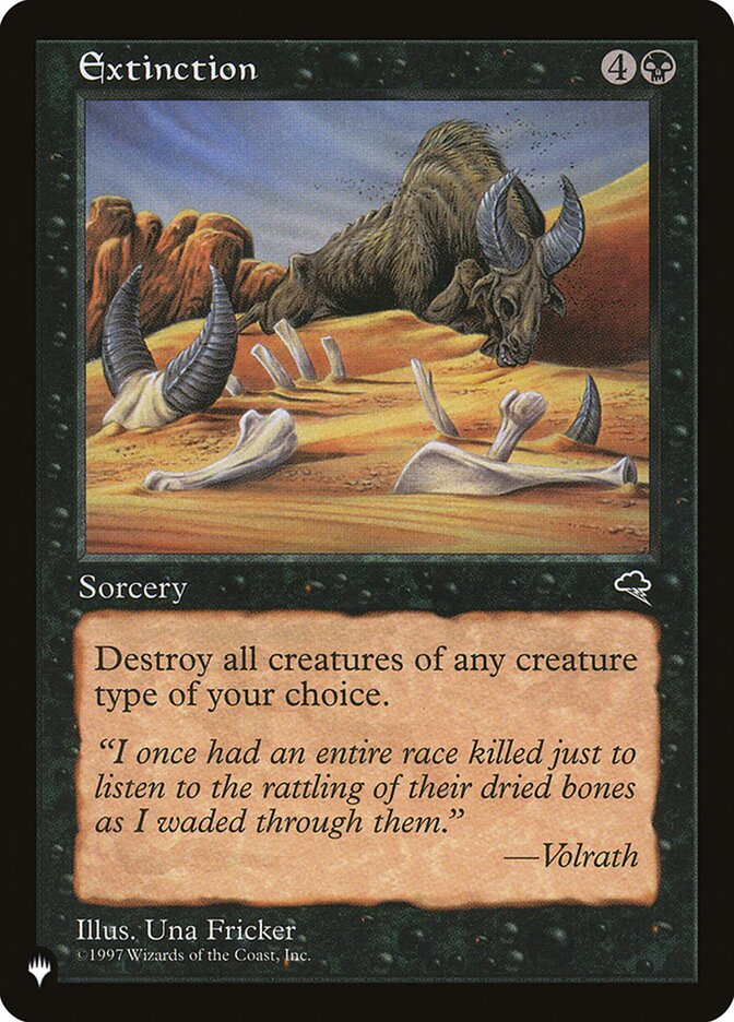 Extinction (TMP-135) - The List (PLST)