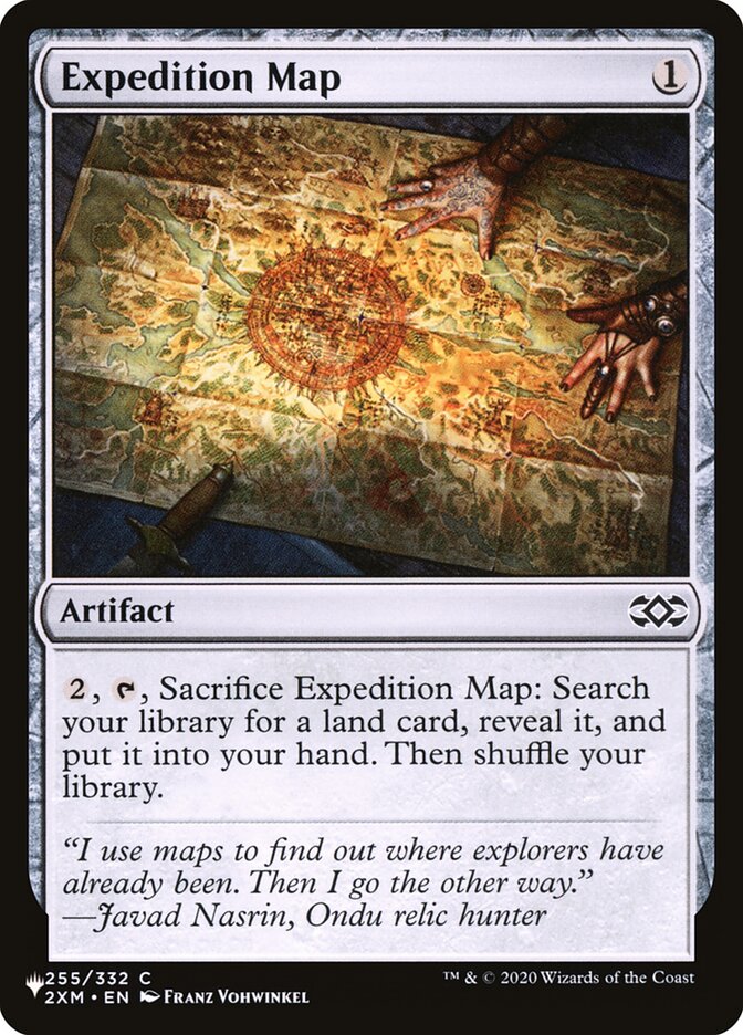 Expedition Map (2XM-255) - The List (PLST)