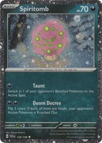 Spiritomb - 129/198 (Cosmos Holo) (129) - Miscellaneous Cards & Products (MCAP)