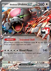 Bloodmoon Ursaluna ex (141) - Prize Pack Series Cards