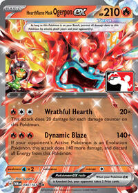 Hearthflame Mask Ogerpon ex (40) - Prize Pack Series Cards