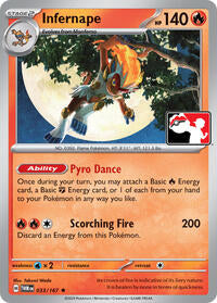 Infernape (33) - Prize Pack Series Cards