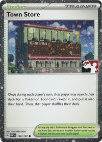 Town Store - 196/197 (Cosmos Holo) (196) - Prize Pack Series Cards