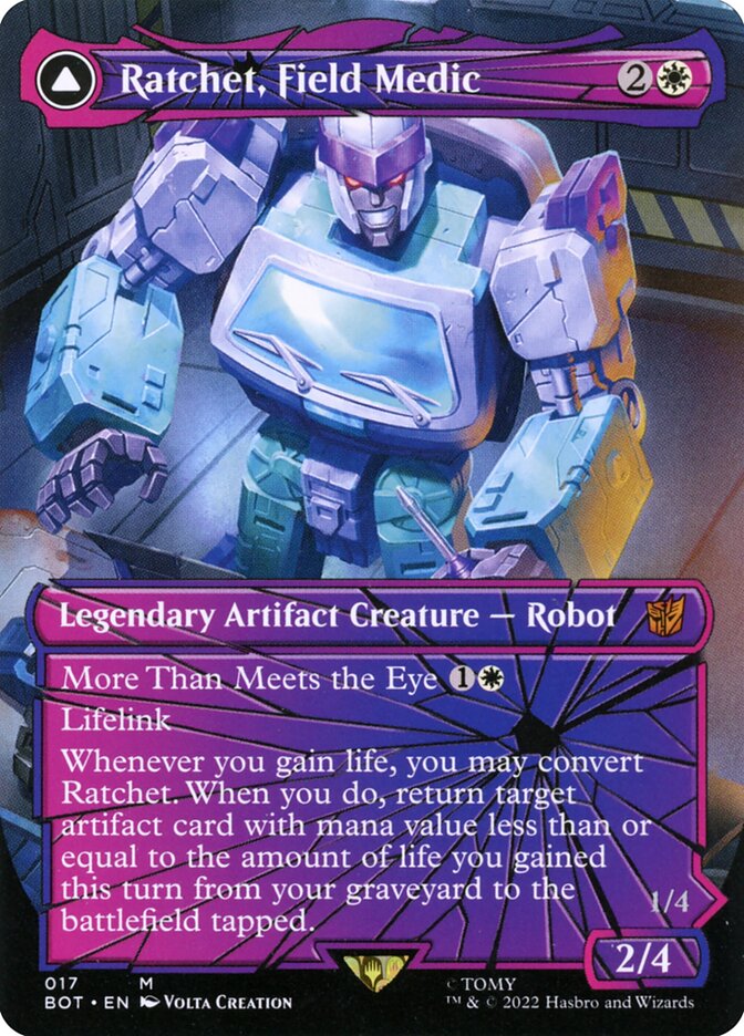 Ratchet, Field Medic // Ratchet, Rescue Racer (17) - Transformers (BOT)