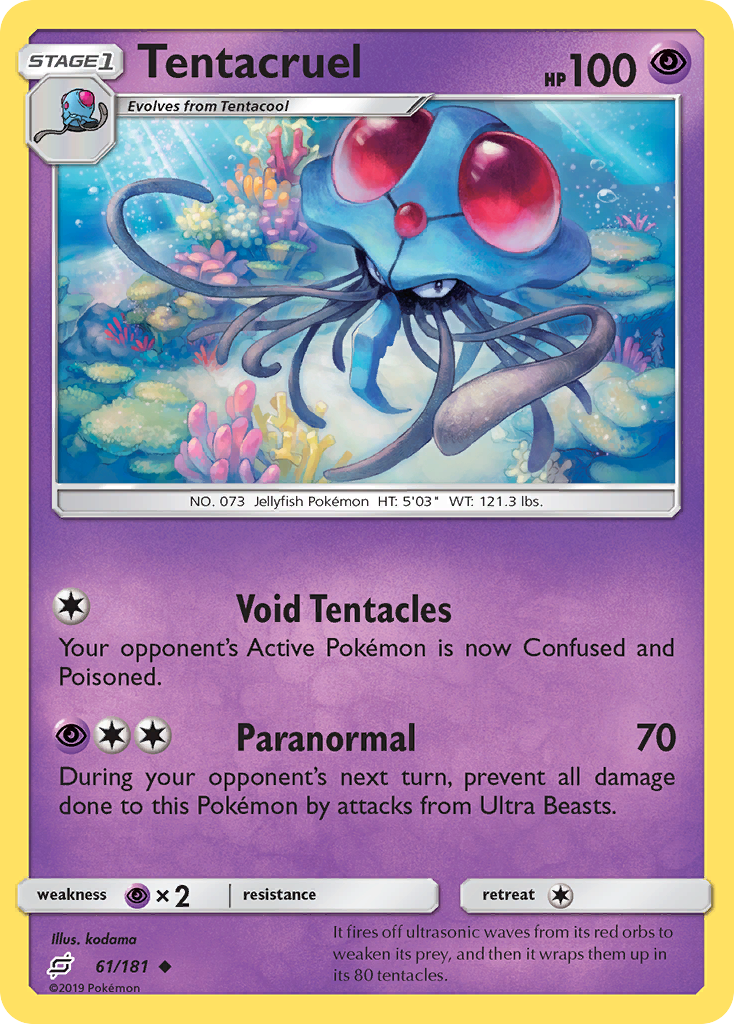 Tentacruel (61/181) - [Reverse Holo] Team Up (TEU)