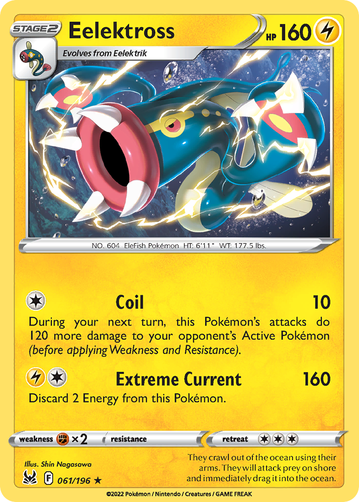 Eelektross (61/196) - [Reverse Holo] Lost Origin (LOR)
