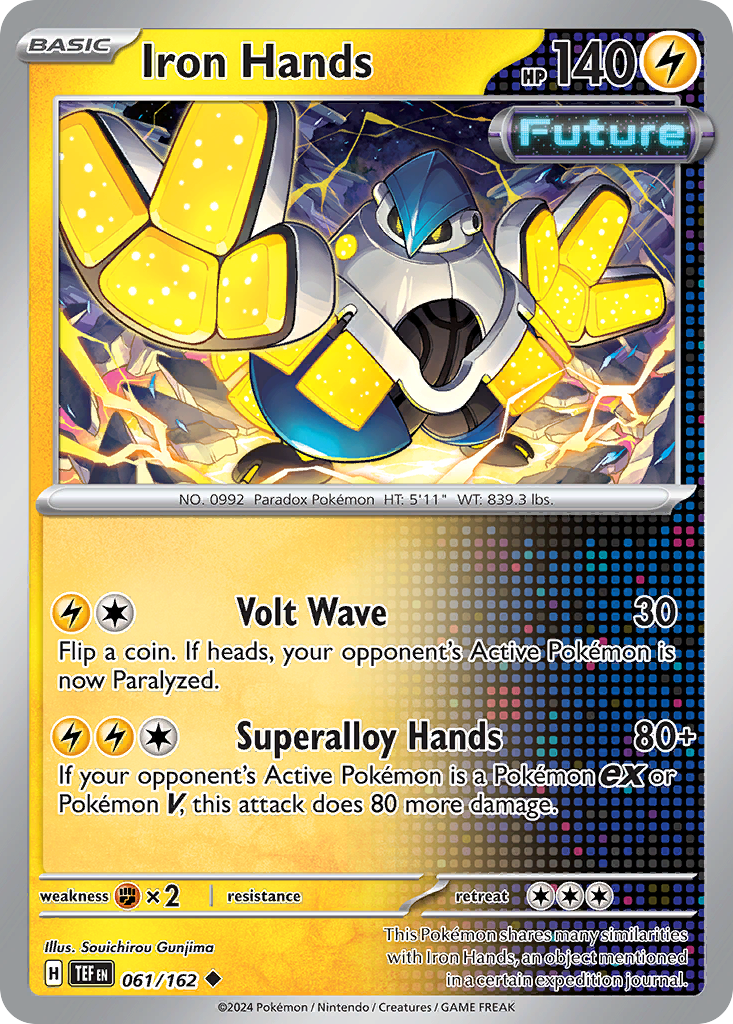 Iron Hands (61/162) - [Reverse Holo] Temporal Forces (TEF)