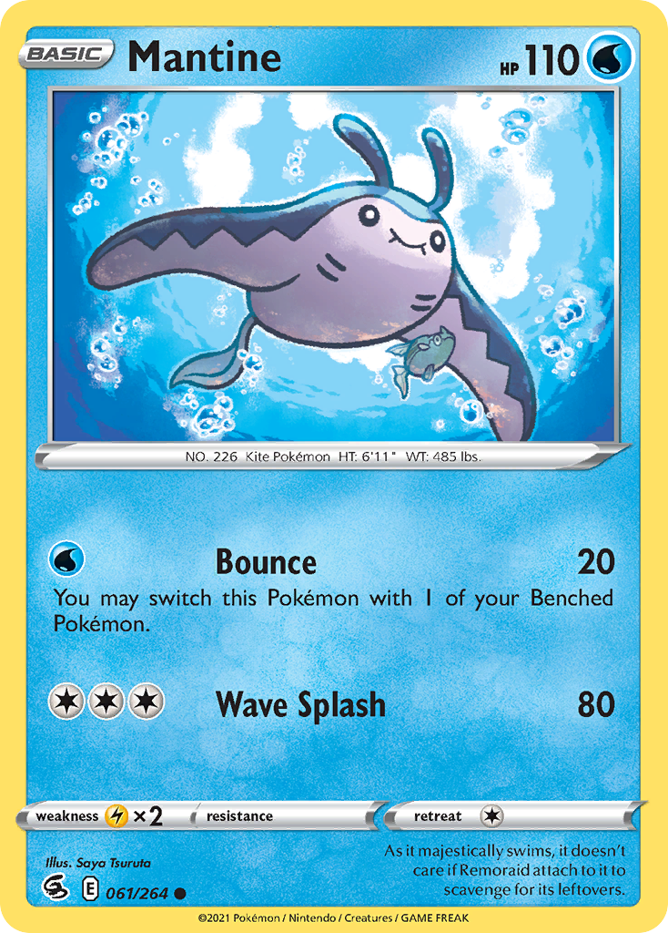 Mantine (61/264) - [Reverse Holo] Fusion Strike (FST)