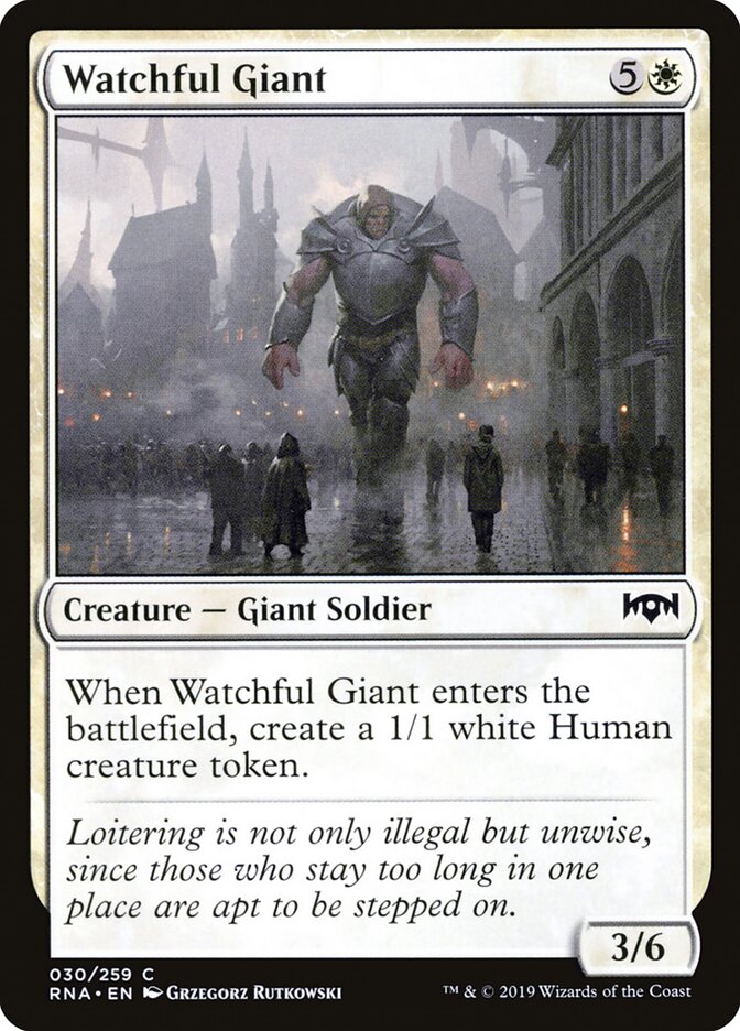 Watchful Giant (30) - Ravnica Allegiance (RNA)