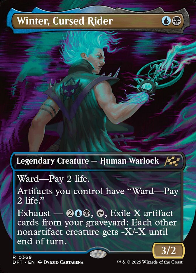 Winter, Cursed Rider - [Borderless] Aetherdrift (DFT)