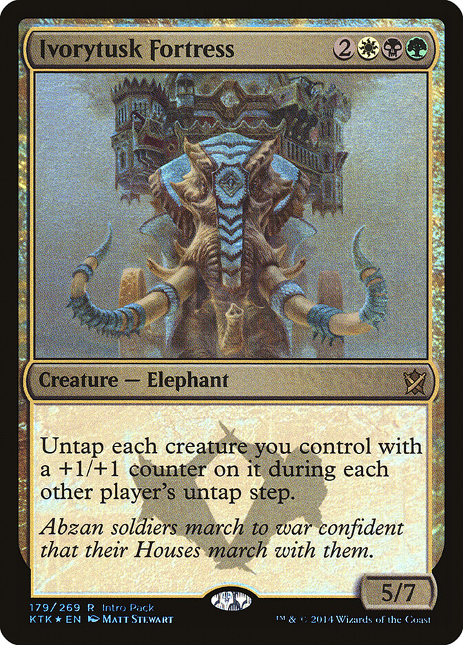 Ivorytusk Fortress (179) - Khans of Tarkir Promos (PKTK)