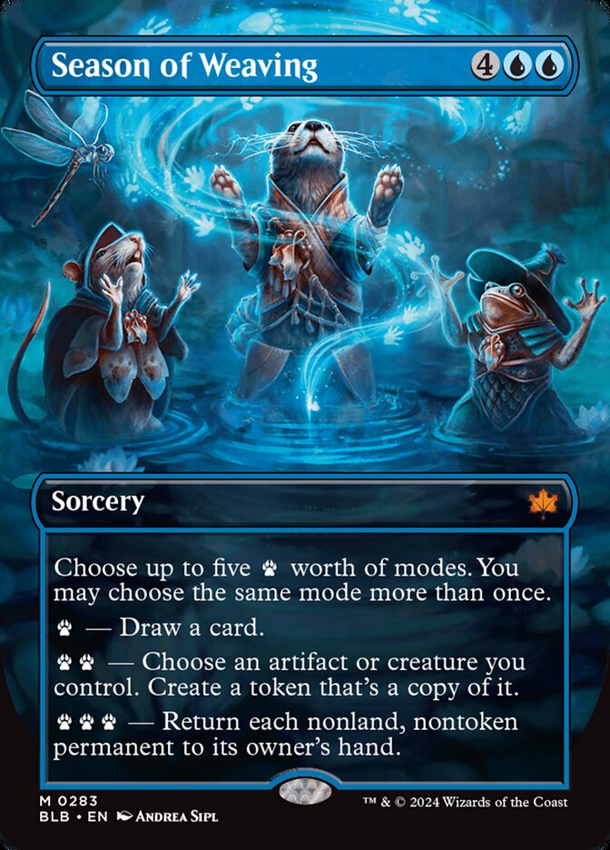 Season of Weaving - [Foil, Showcase] Bloomburrow (BLB)