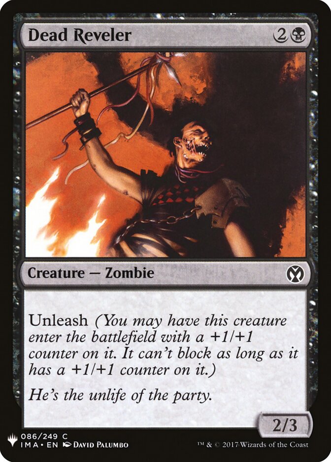 Dead Reveler (IMA-86) - The List (PLST)