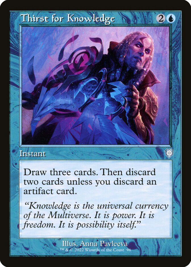 Thirst for Knowledge (96) - The Brothers' War Commander (BRC)