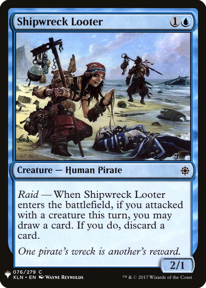 Shipwreck Looter (XLN-76) - The List (PLST)