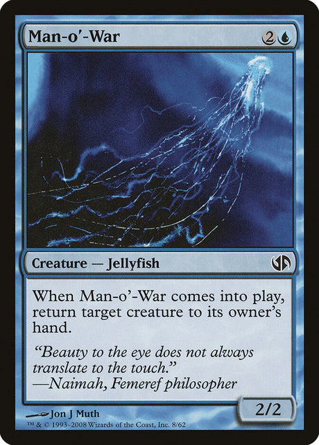 Man-o'-War (8) - Duel Decks: Jace vs. Chandra (DD2)
