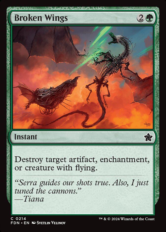 Broken Wings - [Foil] Foundations (FDN)