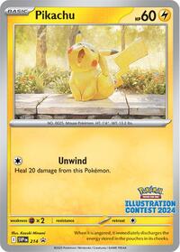 Pikachu - 214 (Illustration Contest 2024) (214) - SV: Scarlet & Violet Promo Cards (SVP)