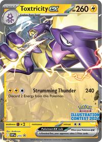 Toxtricity ex - 215 (Illustration Contest 2024) (215) - SV: Scarlet & Violet Promo Cards (SVP)