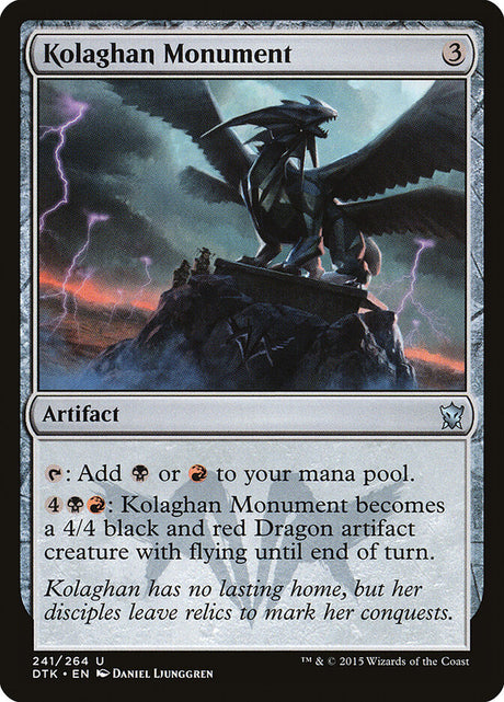 Kolaghan Monument (241) - Dragons of Tarkir (DTK)
