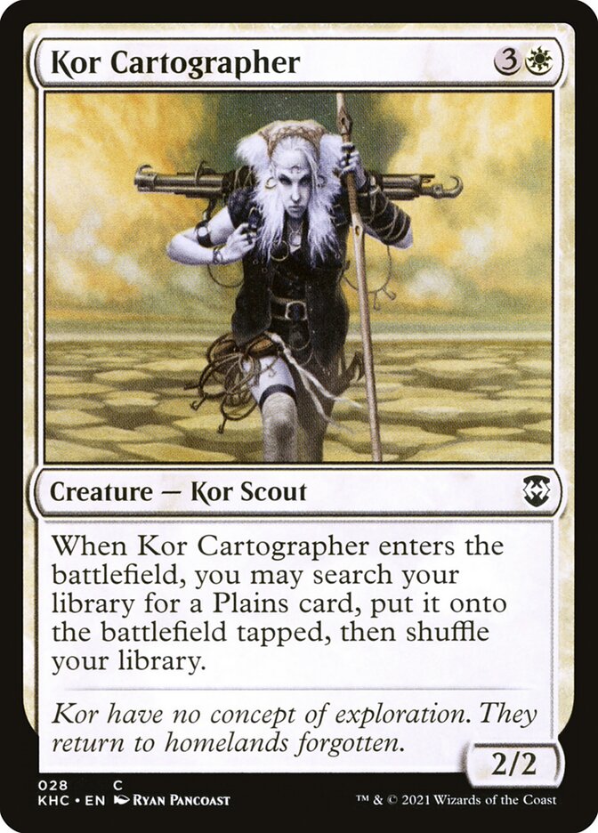 Kor Cartographer (28) - Kaldheim Commander (KHC)