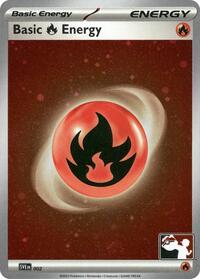 Basic Fire Energy - 002 (Cosmos Holo) (2) - Prize Pack Series Cards