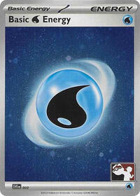 Basic Water Energy - 003 (Cosmos Holo) (3) - Prize Pack Series Cards