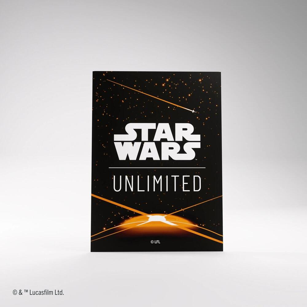 Star Wars: Unlimited Art Sleeves - Card Back Orange - GameGenic Card Sleeves