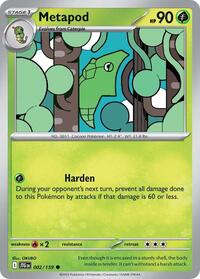 Metapod (2) - SV09: Journey Together (JTG)