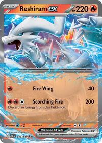 Reshiram ex (30) - SV09: Journey Together (JTG)