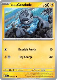 Alolan Geodude (44) - SV09: Journey Together (JTG)