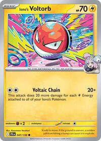 Ionos Voltorb (47) - SV09: Journey Together (JTG)