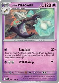 Alolan Marowak (57) - SV09: Journey Together (JTG)
