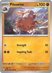 Piloswine (78) - SV09: Journey Together (JTG)