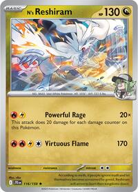 Ns Reshiram (116) - SV09: Journey Together (JTG)