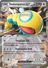 Dudunsparce ex (121) - SV09: Journey Together (JTG)