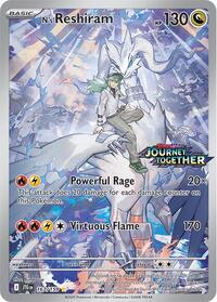N's Reshiram - 167/159 (Journey Together Stamped) (167) - Miscellaneous Cards & Products (MCAP)