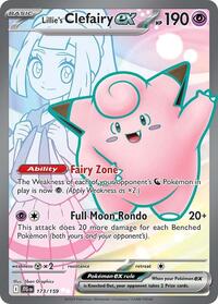 Lillies Clefairy ex (173) - SV09: Journey Together (JTG)