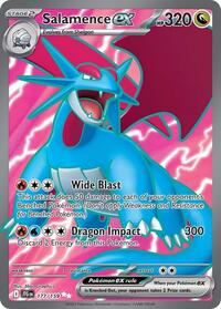 Salamence ex (177) - SV09: Journey Together (JTG)