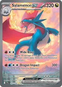 Salamence ex (187) - SV09: Journey Together (JTG)