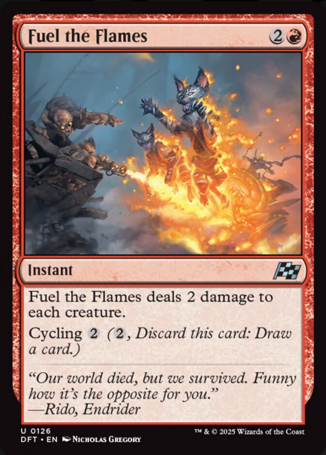 Fuel the Flames - [Foil] Aetherdrift (DFT)