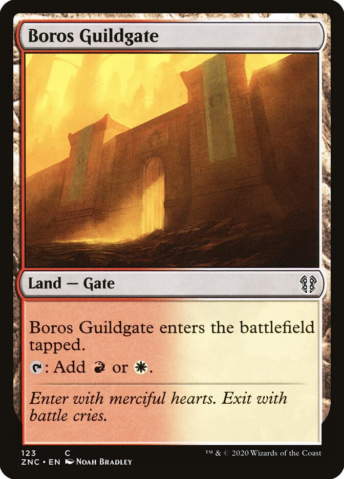 Boros Guildgate (123) - Zendikar Rising Commander (ZNC)